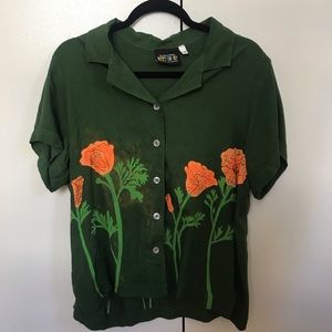 BBP Pantry Button Down - California Poppy